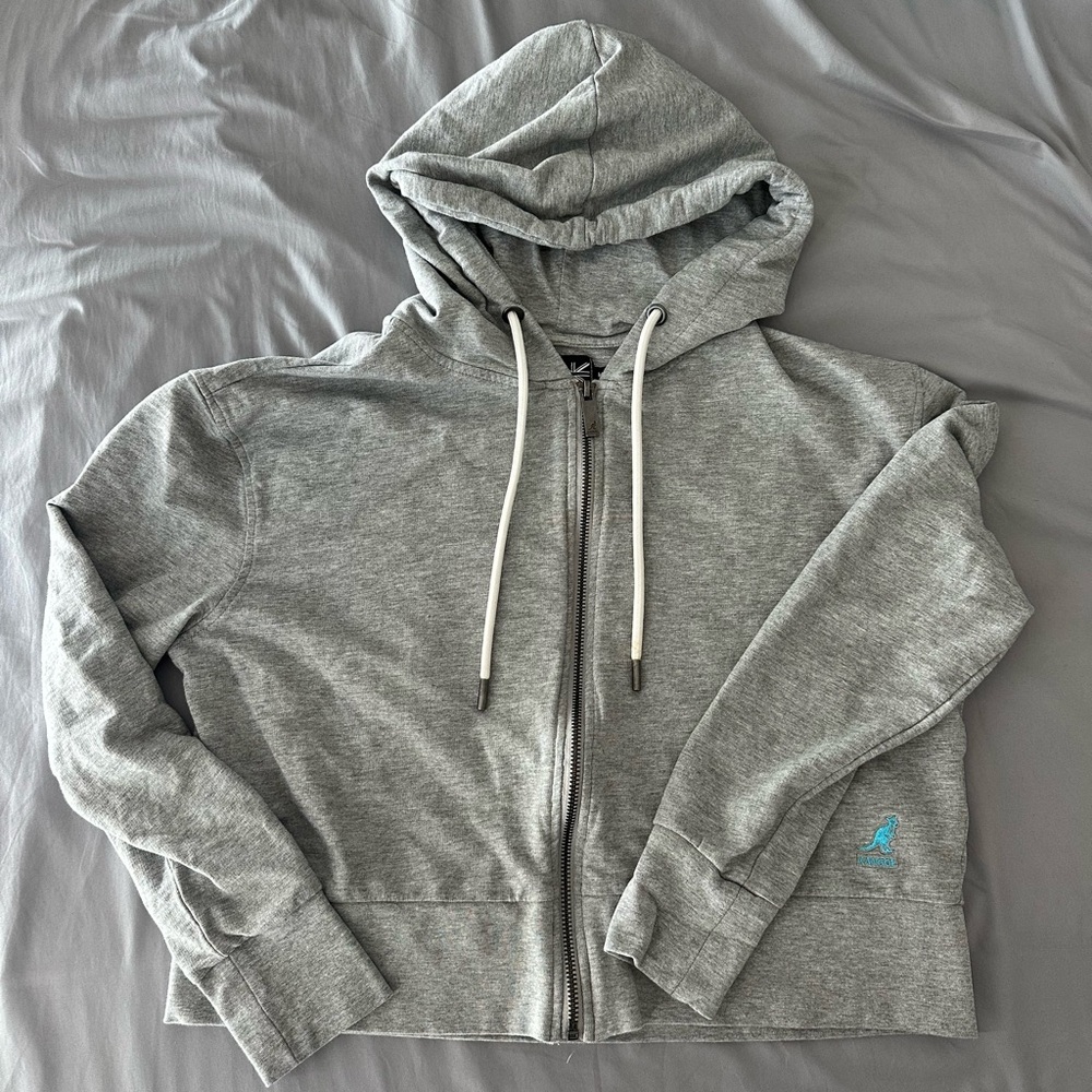 Kangol Gray Zip-Up Hoodie